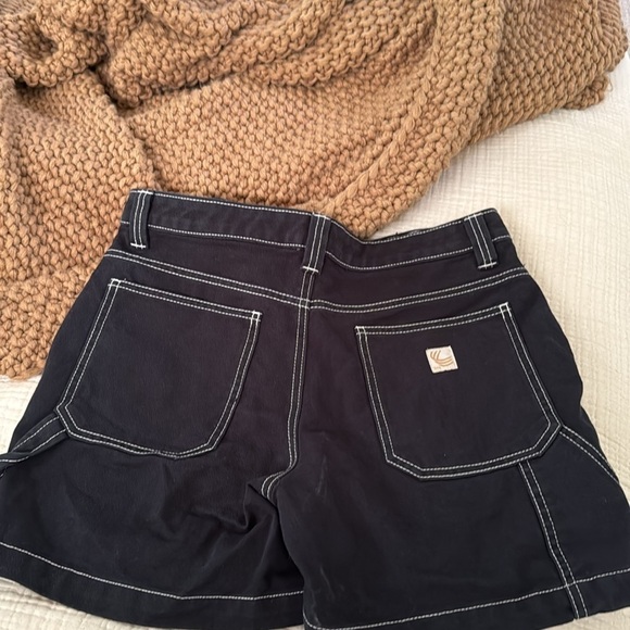 Tna shorts, blue with white stitching size 6 - Picture 2 of 3